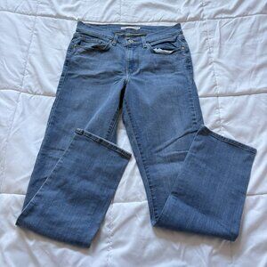Levis Blue‎ Womens Size 4 Classic Straight Jeans City Summer Beach Outdoor